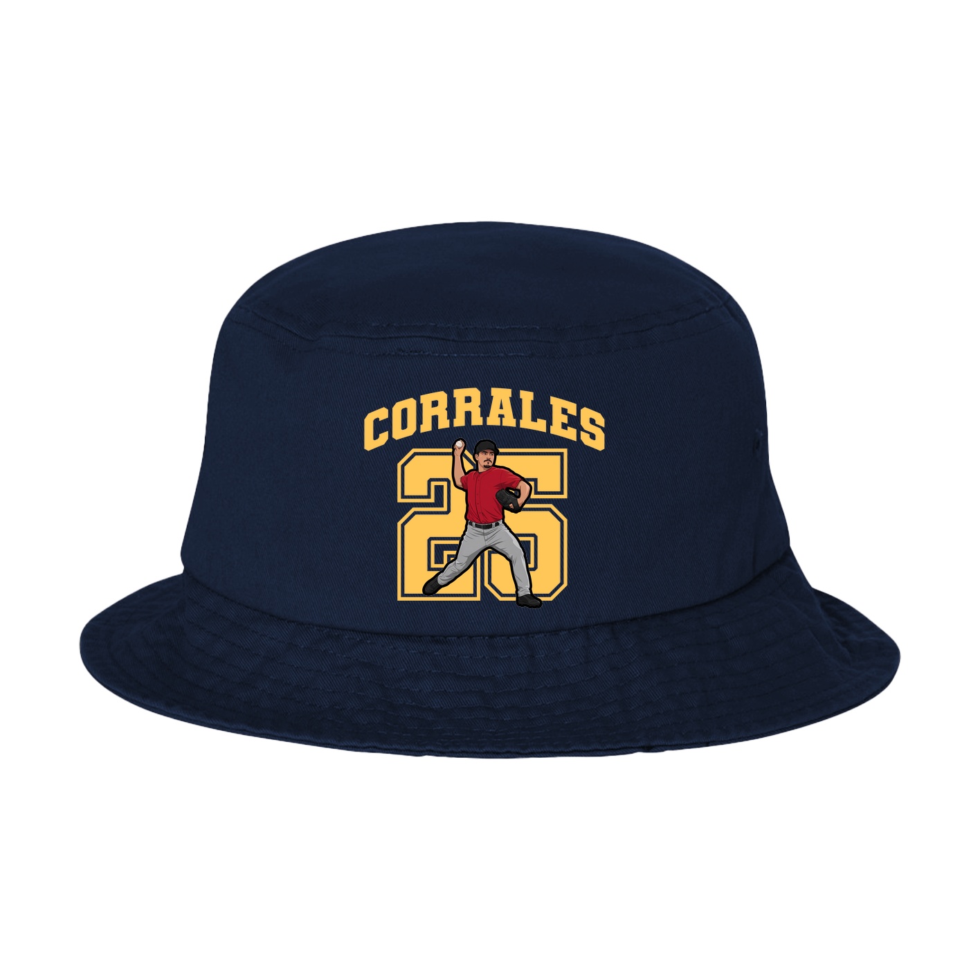Bucket Cap — Number in Navy