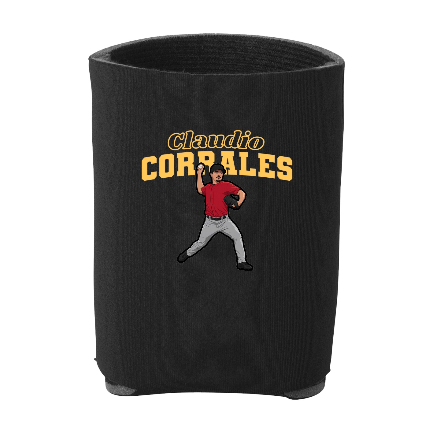 Can Holder — Name Arch in Black