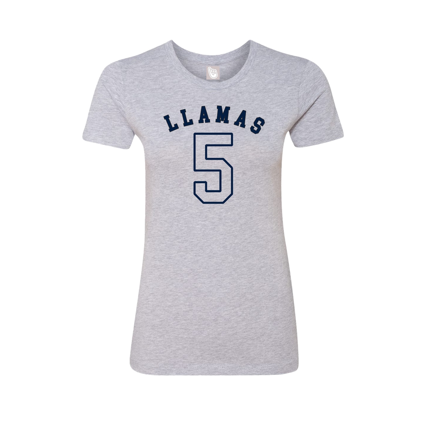 Fitted Women's Tee — Shirsey Arch in Grey