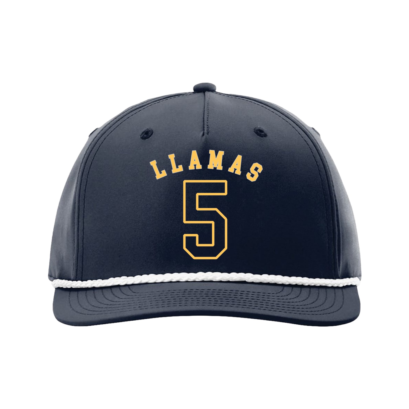 Five-Panel Classic Rope Cap — Shirsey Arch in Navy