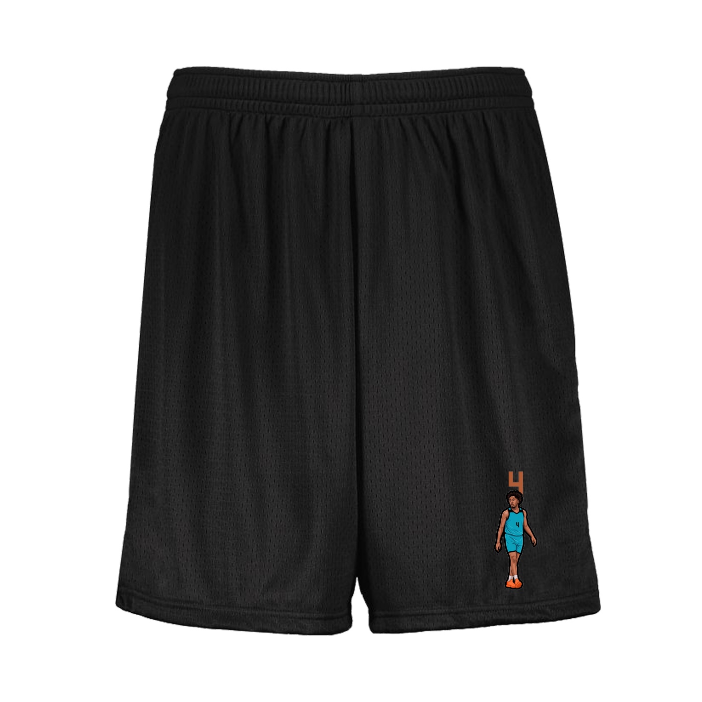 Shorts — Number Top in Black