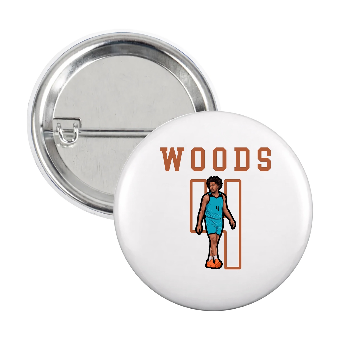 Game Day Button — Shirsey in White