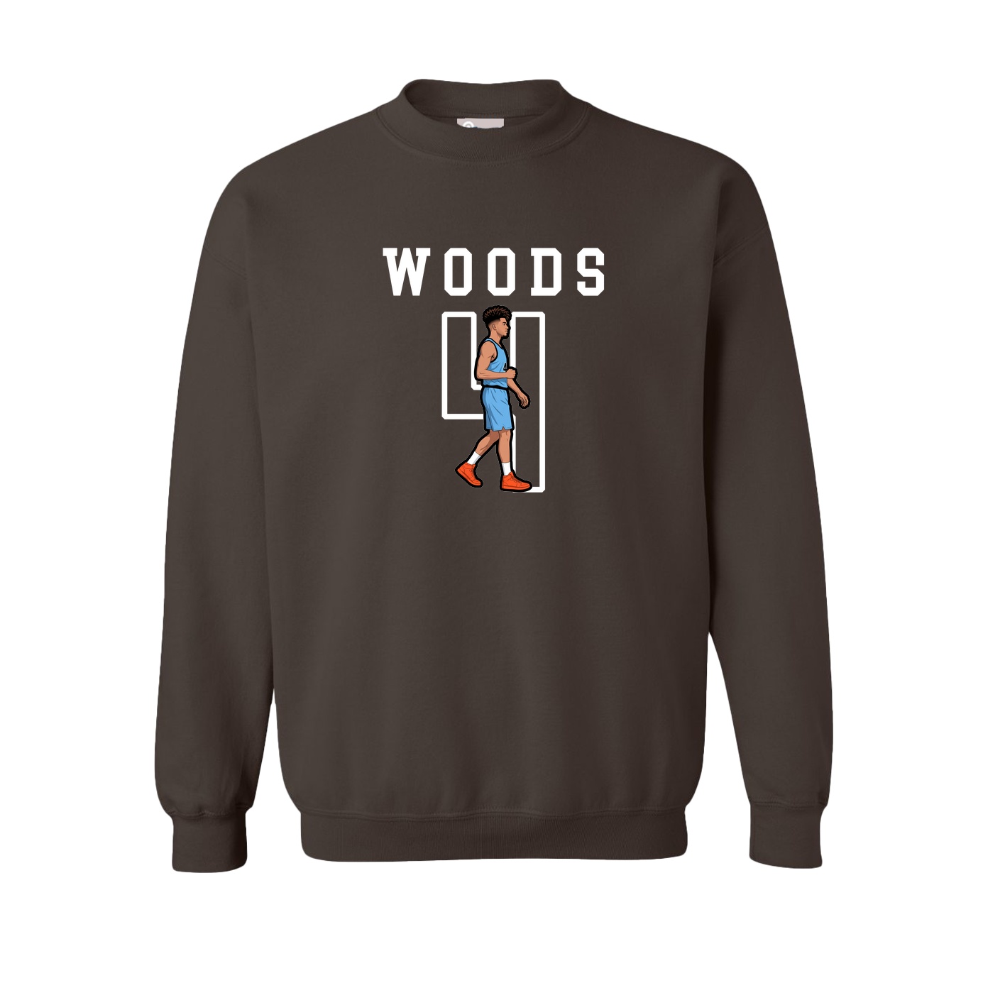 Fleece Crew — Shirsey in Brown