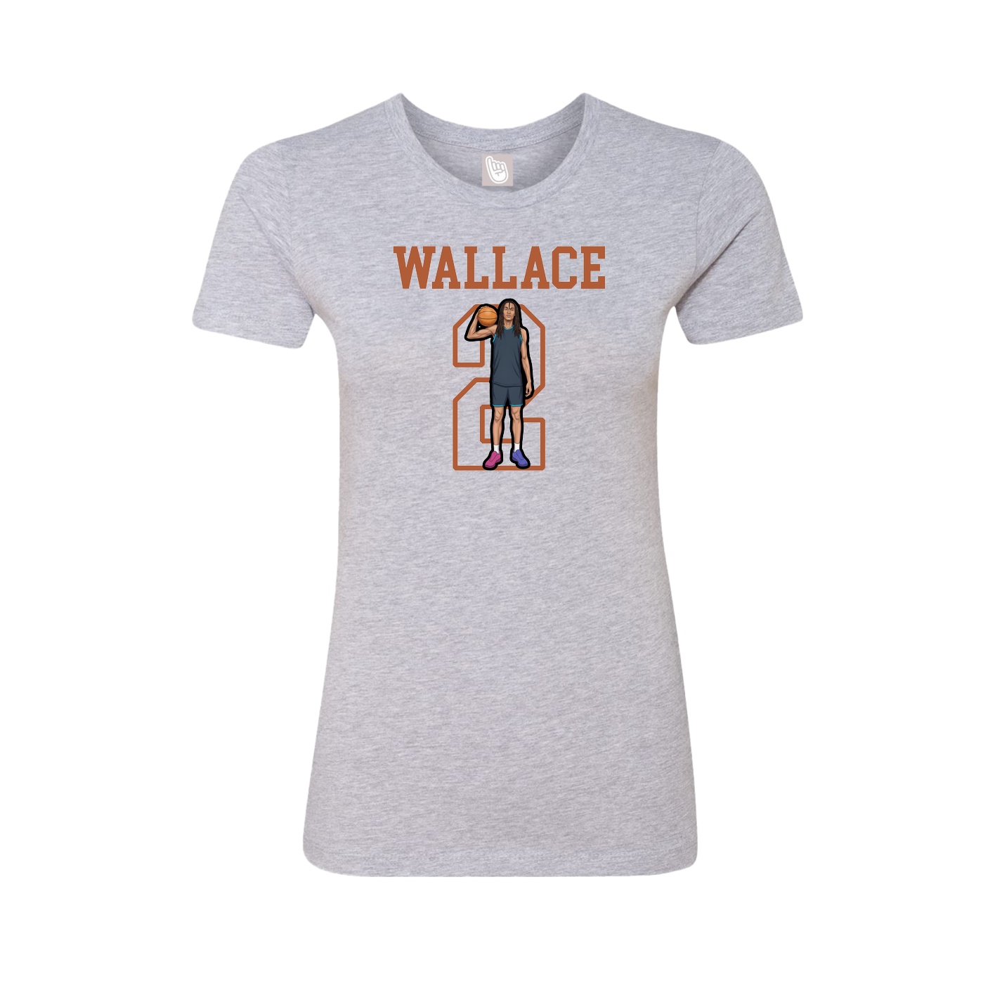 Fitted Women's Tee — Shirsey in Grey