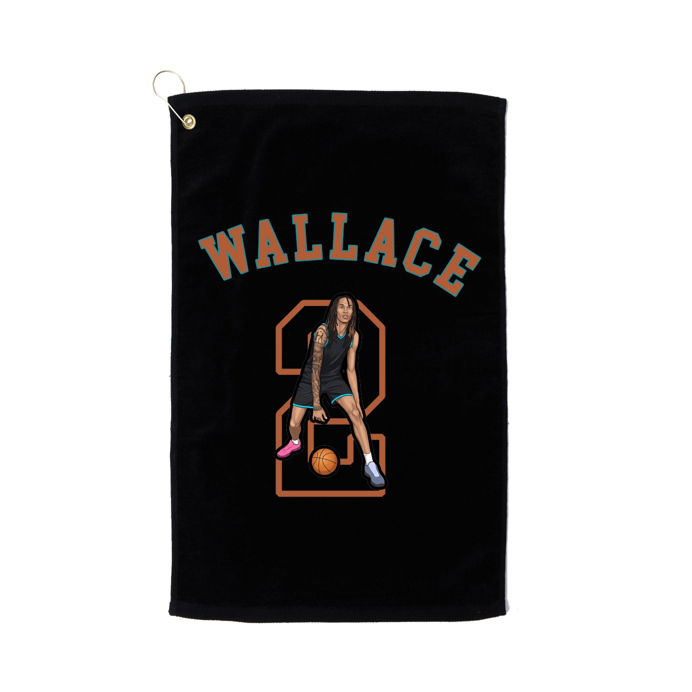 Golf Towel — Shirsey Arch in Black