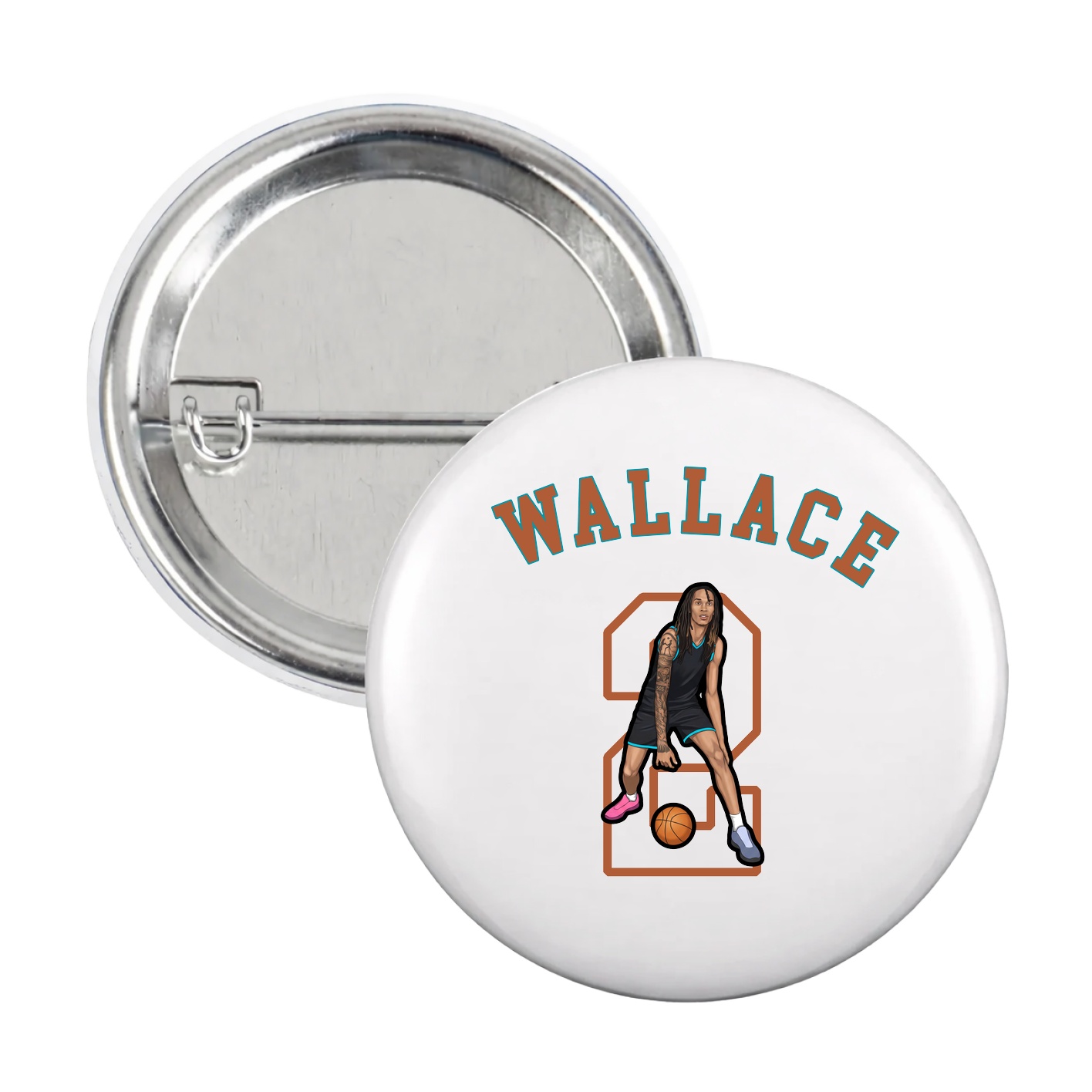 Game Day Button — Shirsey Arch in White