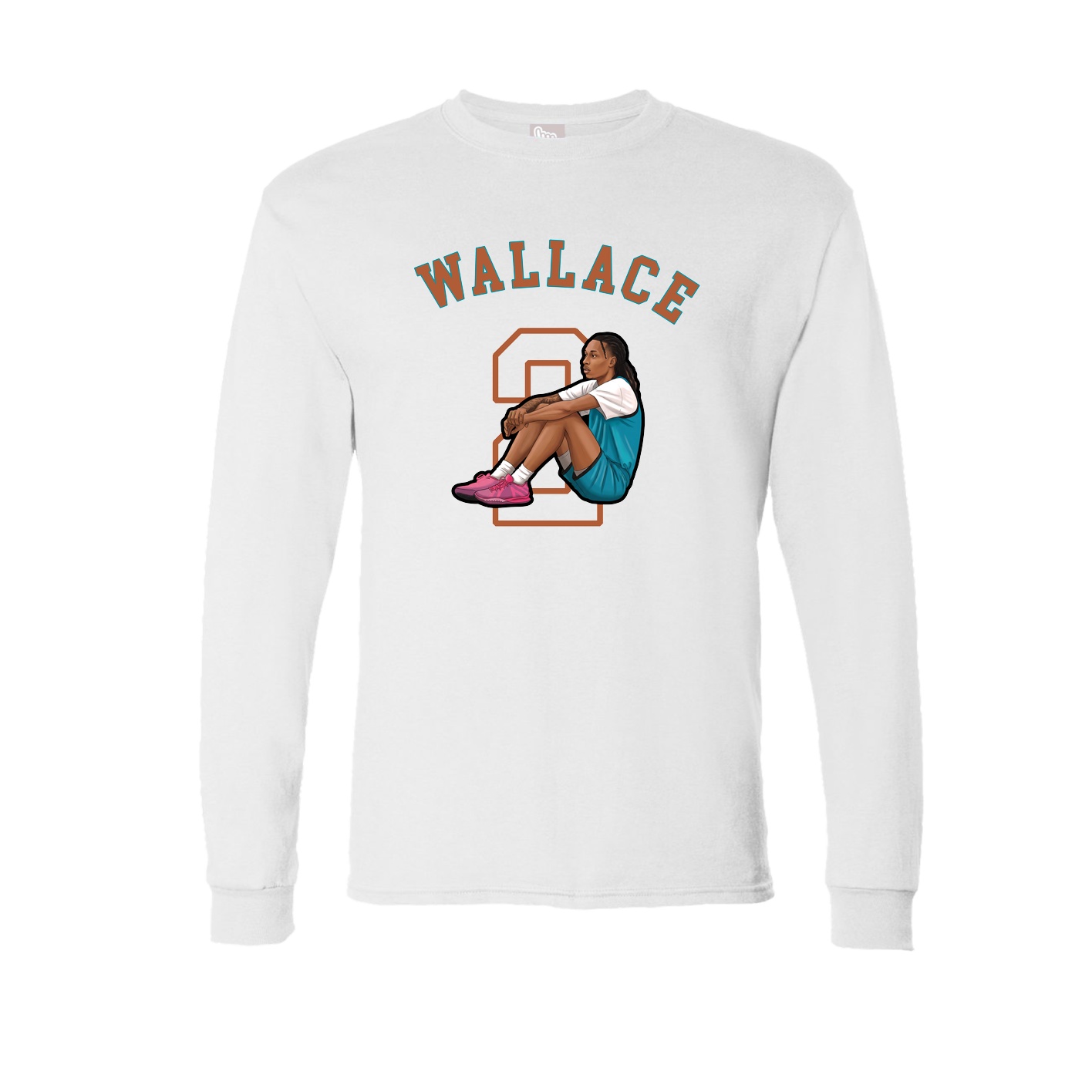 Long Sleeve Tee — Shirsey Arch in White