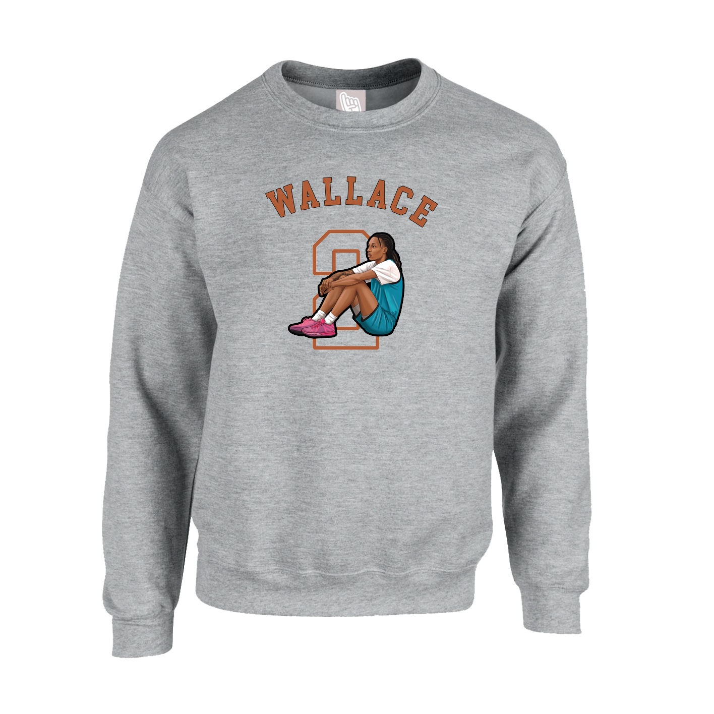 Fleece Crew — Shirsey Arch in Grey