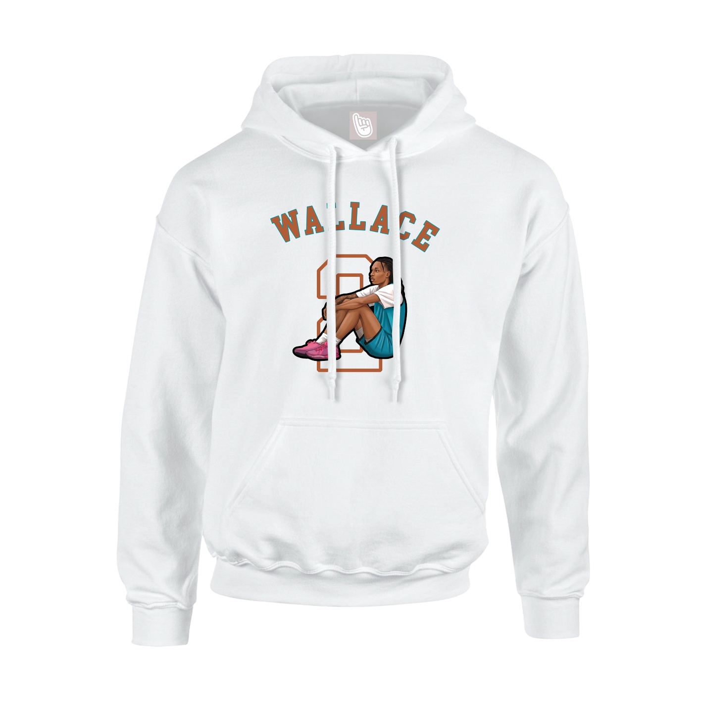 Youth Hoodie — Shirsey Arch in White