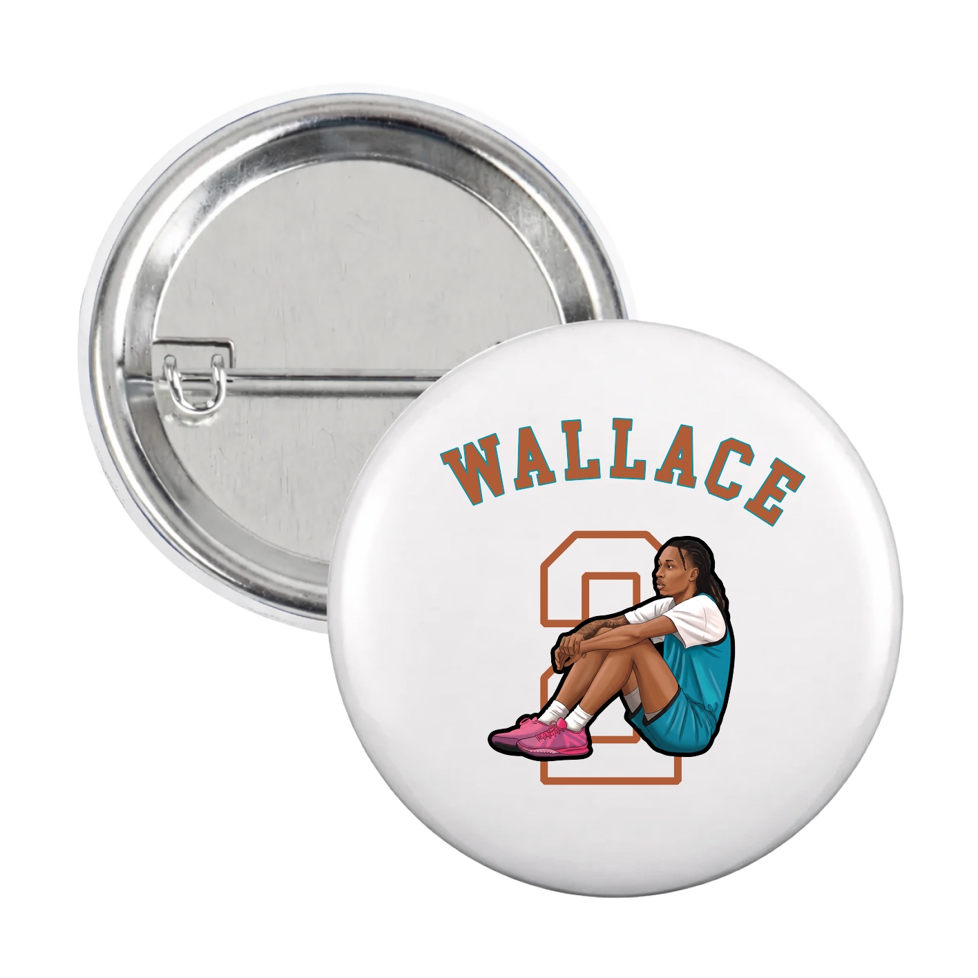 Game Day Button — Shirsey Arch in White