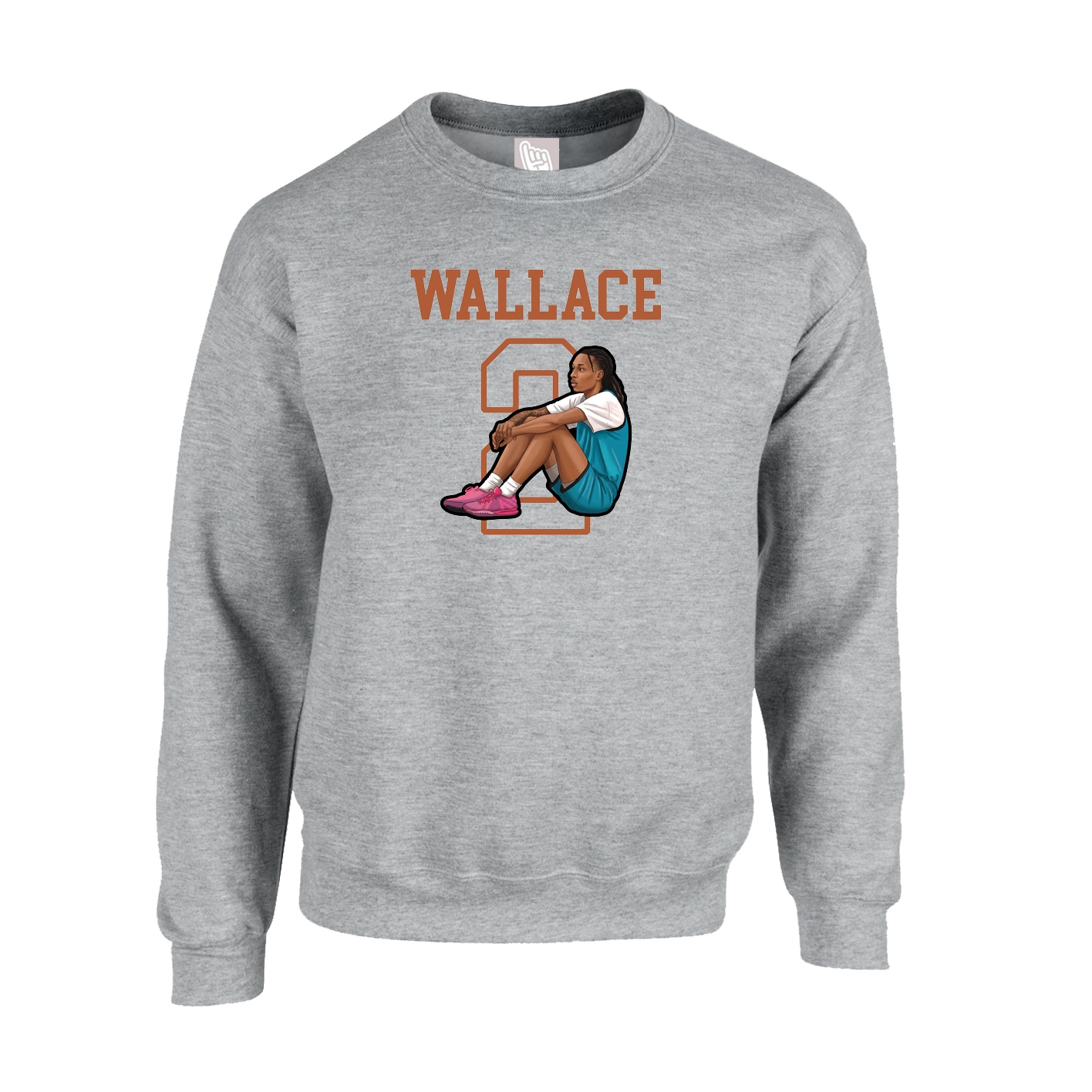 Fleece Crew — Shirsey in Grey