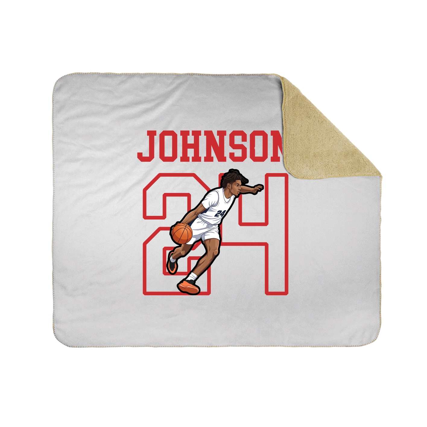 Throw Blanket — Shirsey in White