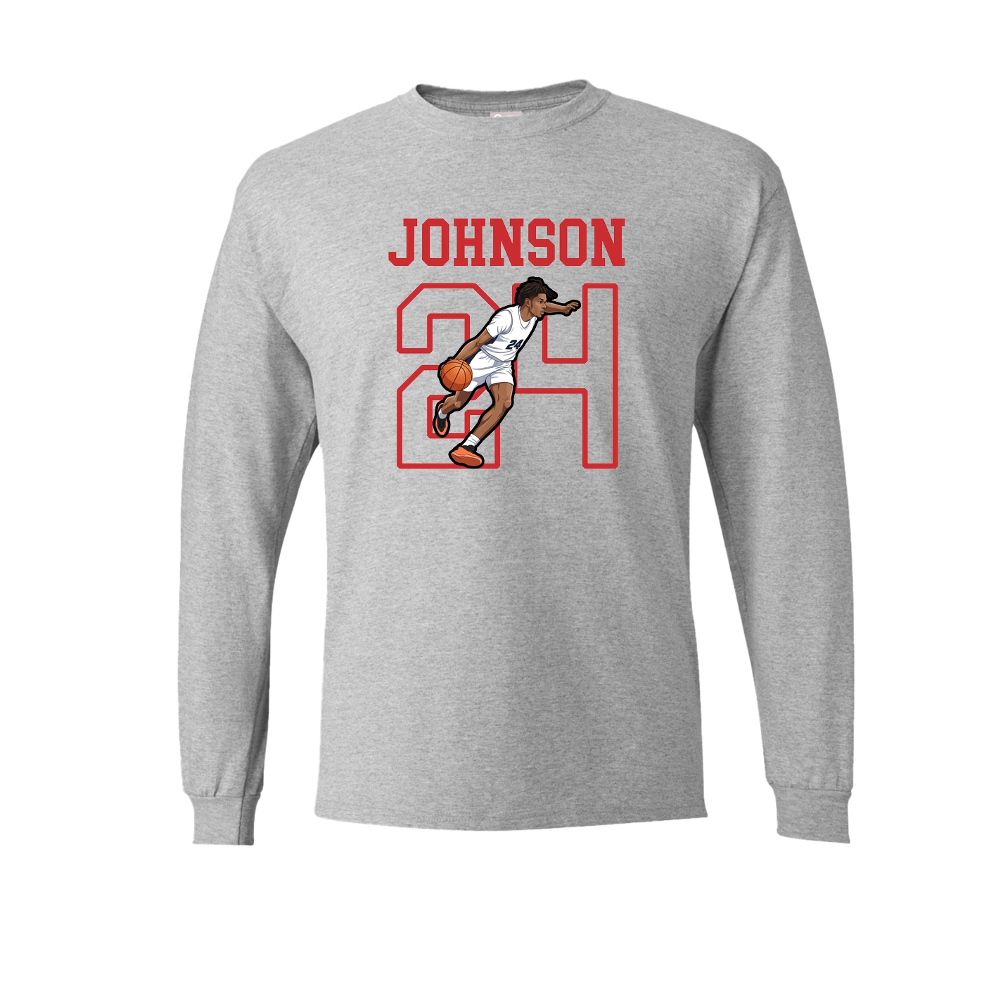 Long Sleeve Tee — Shirsey in Grey