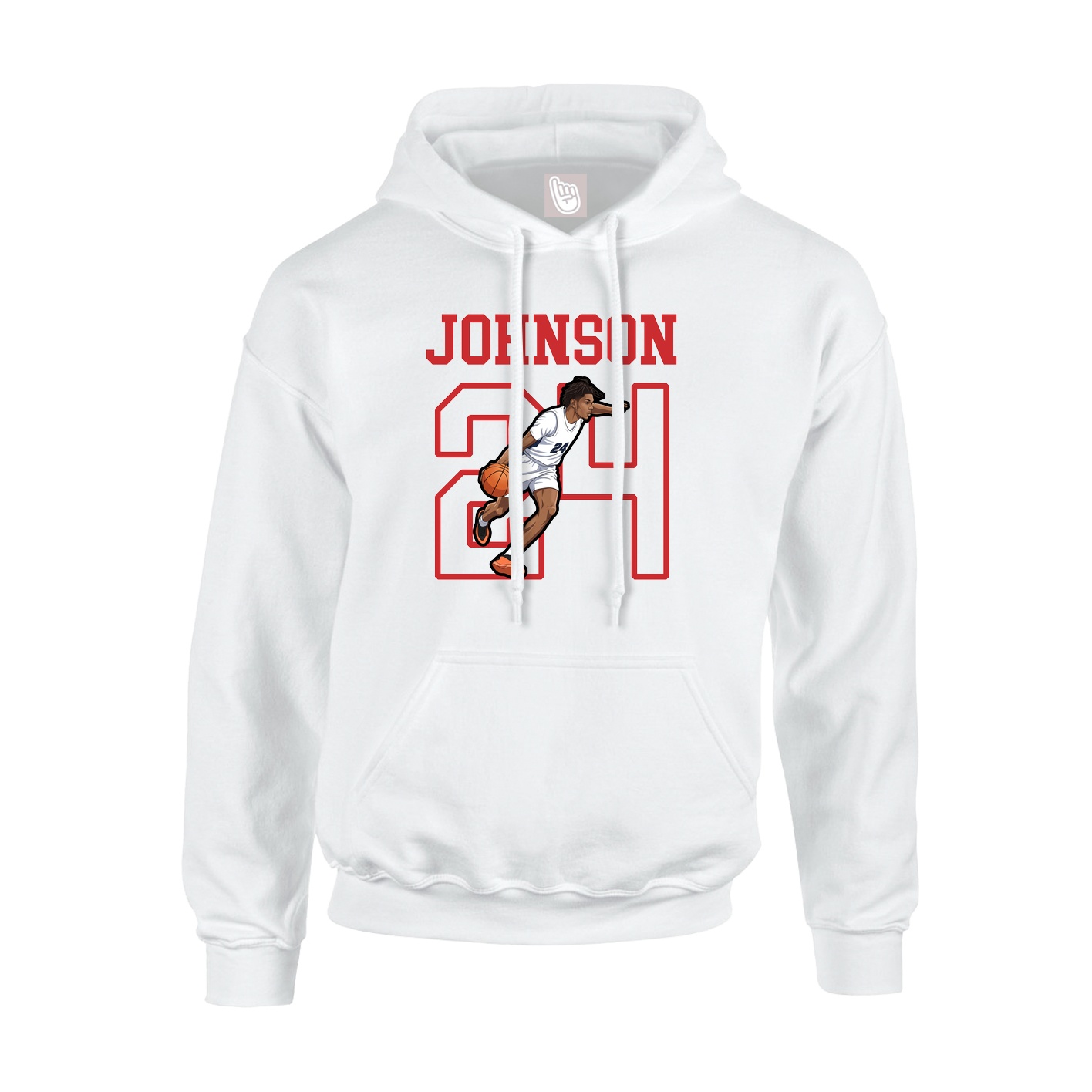 Hoodie — Shirsey in White