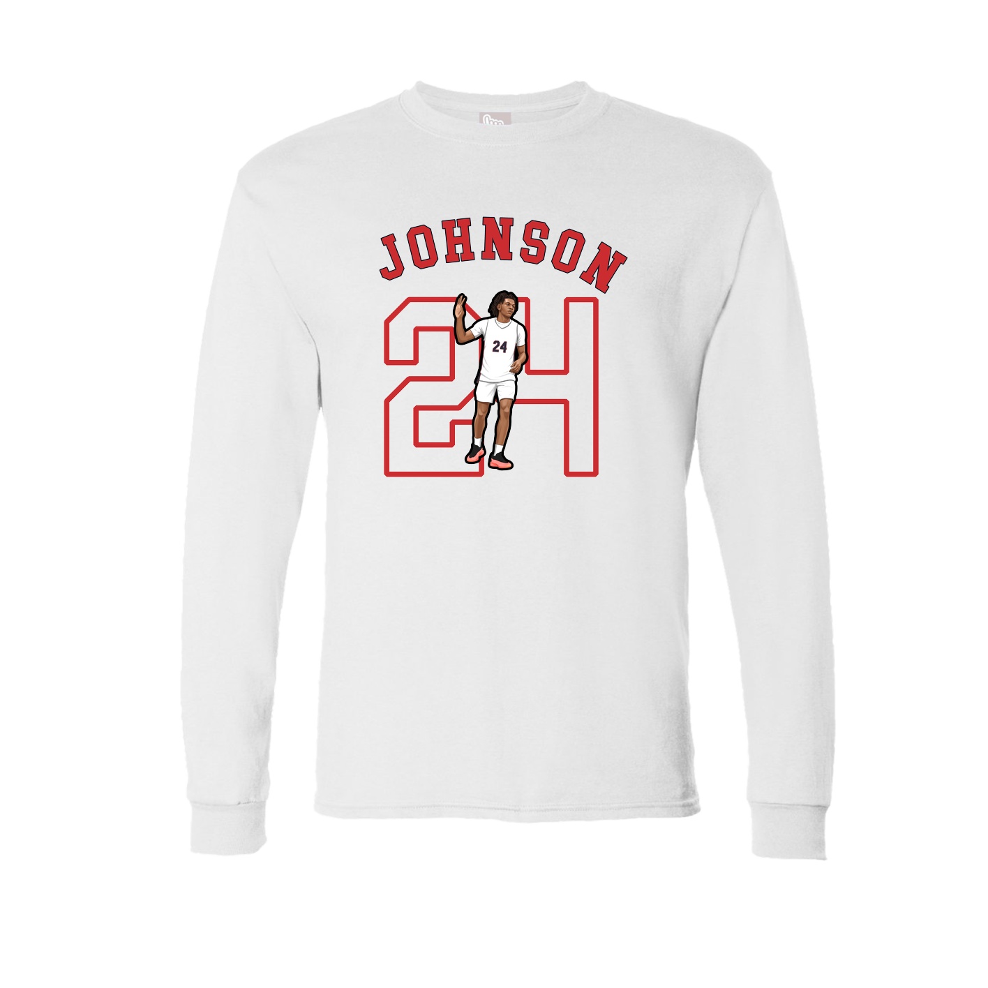 Long Sleeve Tee — Shirsey Arch in White
