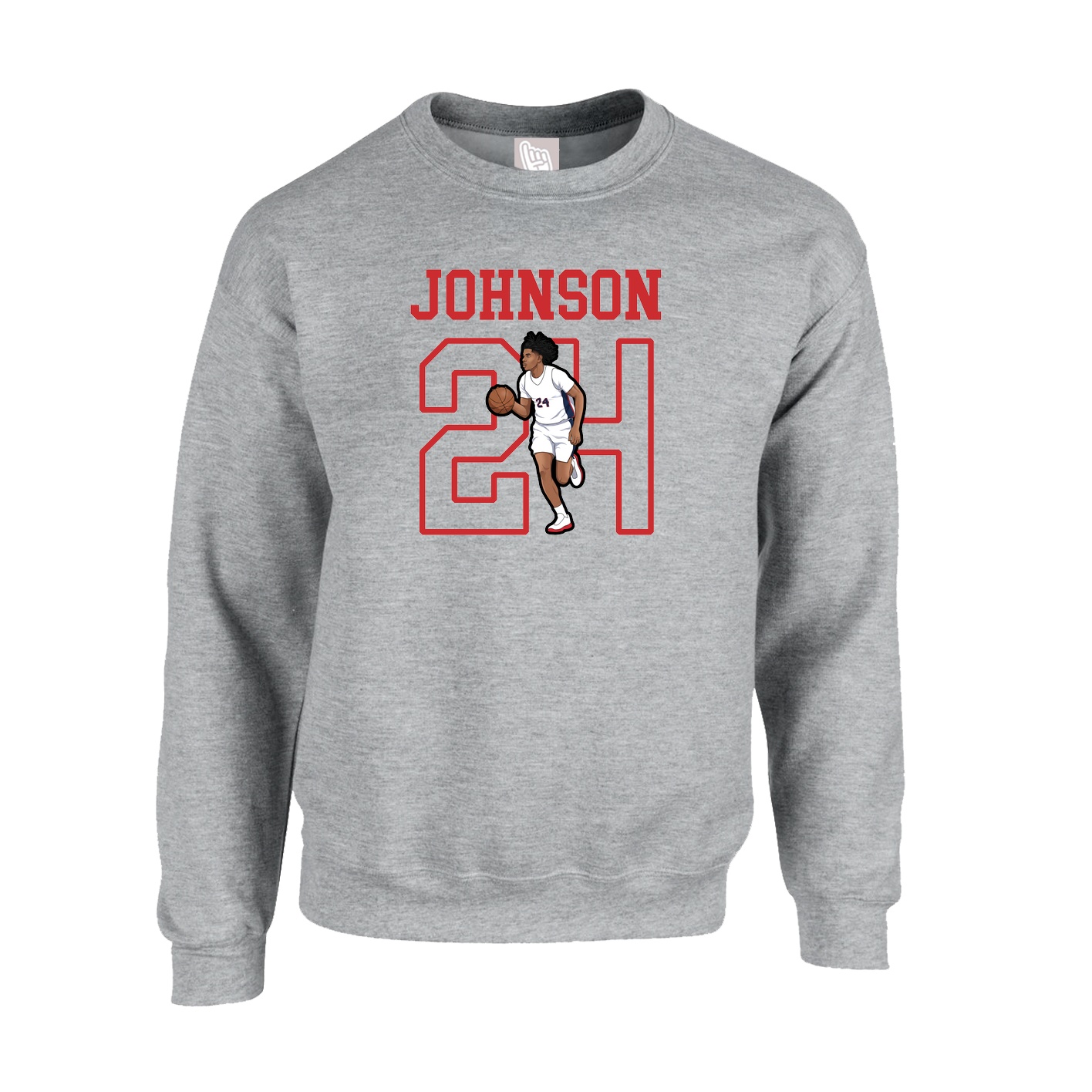 Fleece Crew — Shirsey in Grey