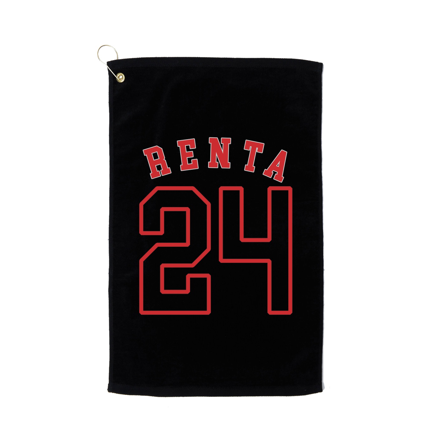Golf Towel — Shirsey Arch in Black