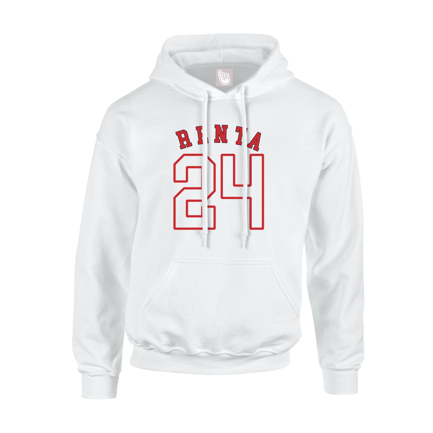 Youth Hoodie — Shirsey Arch in White