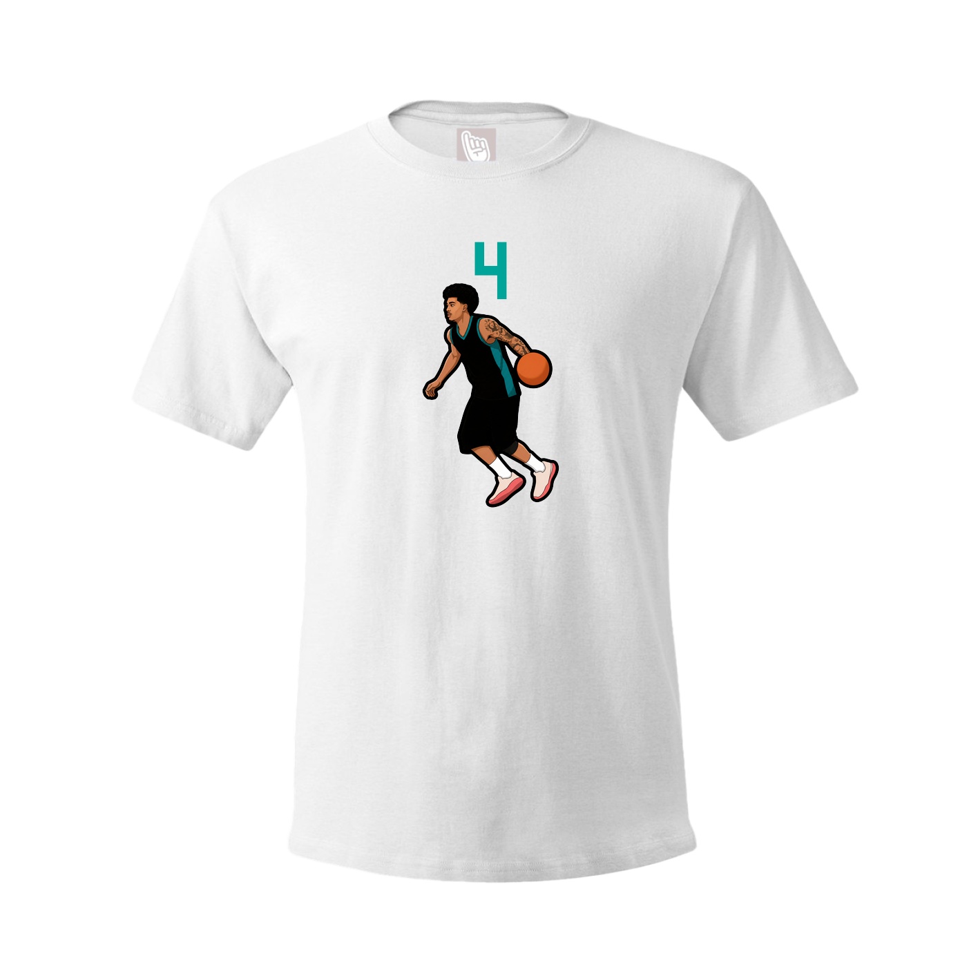 Tee — Number Top in White