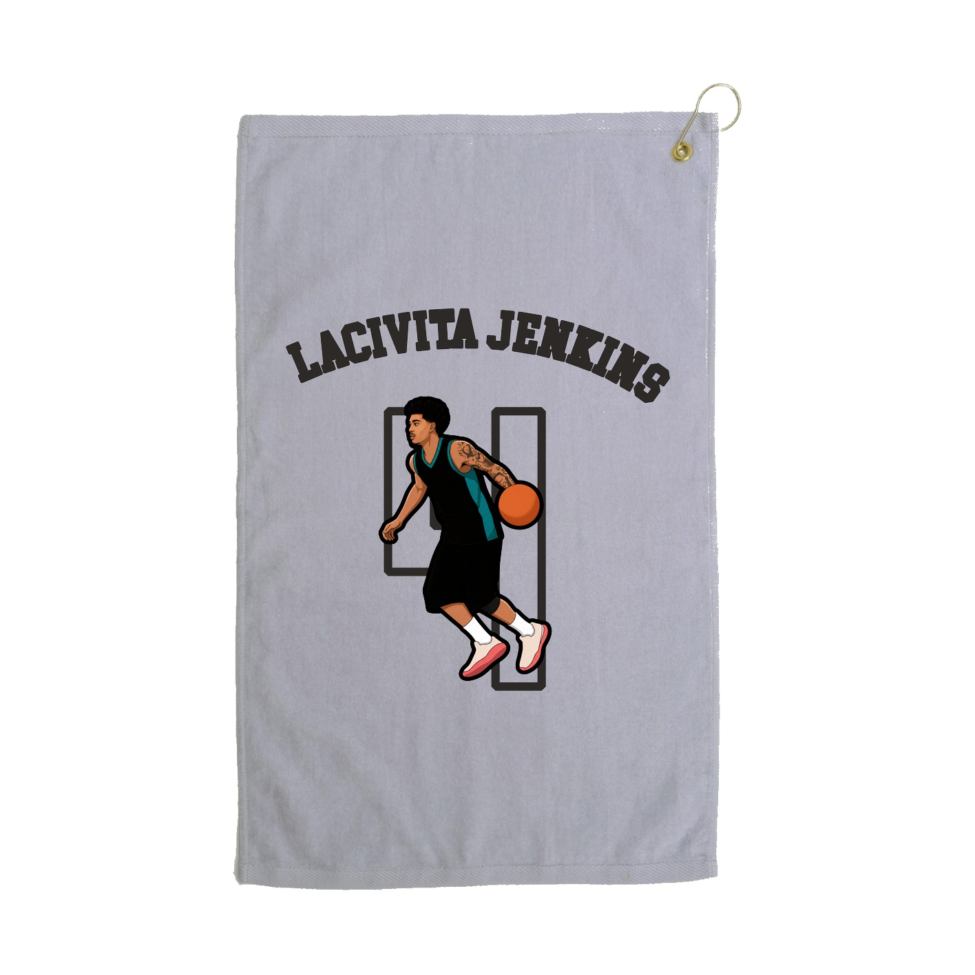 Golf Towel — Shirsey Arch in Grey