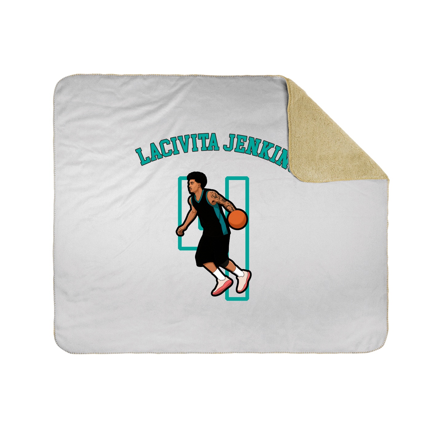 Throw Blanket — Shirsey Arch in White