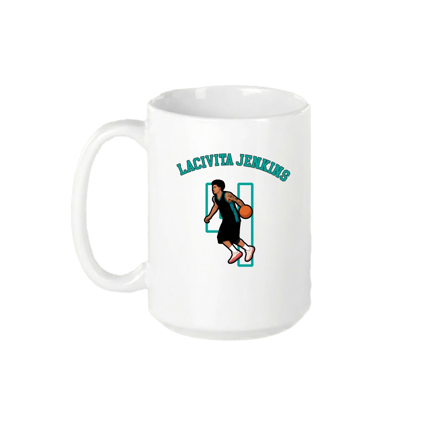 15oz Coffee Mug — Shirsey Arch in White