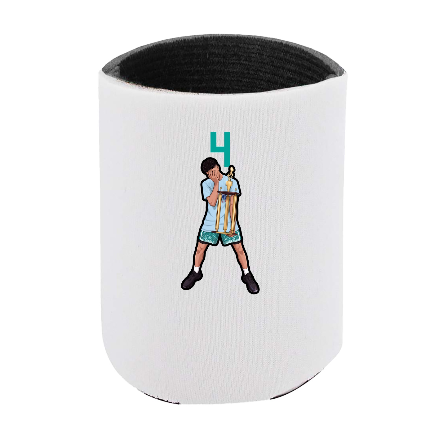 Can Holder — Number Top in White
