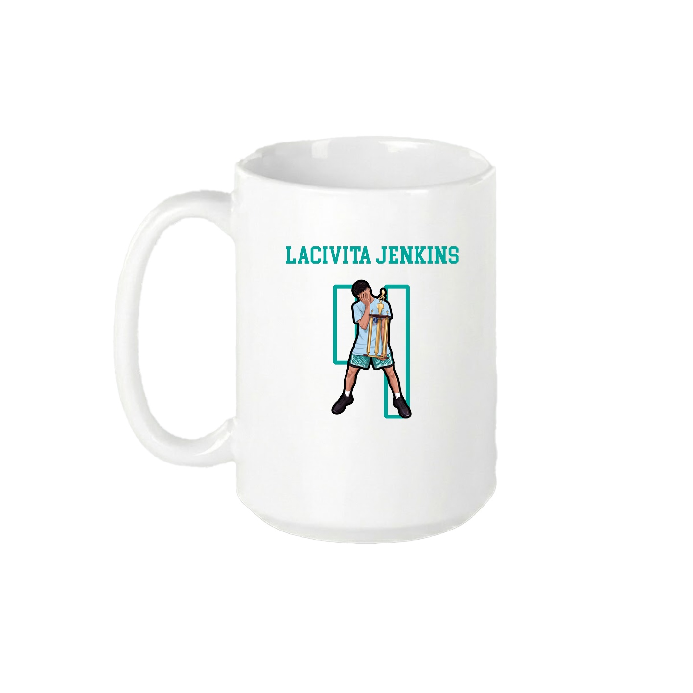 15oz Coffee Mug — Shirsey in White
