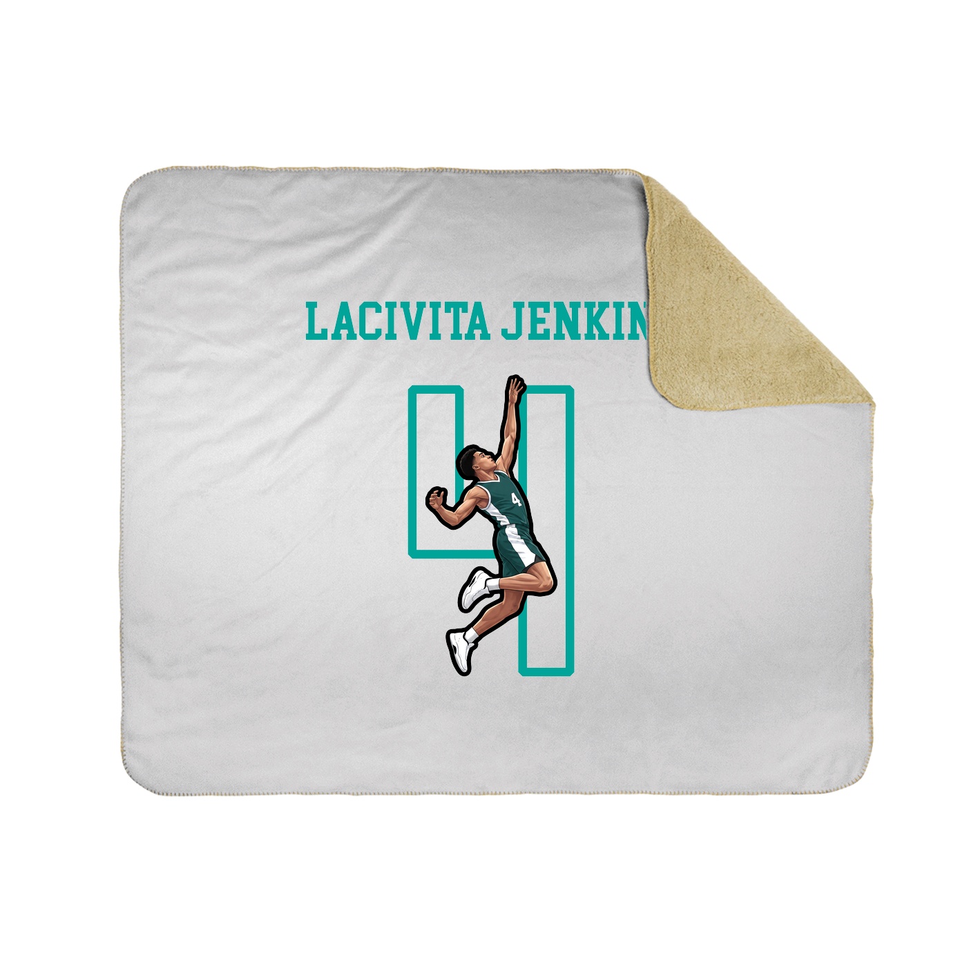 Throw Blanket — Shirsey in White