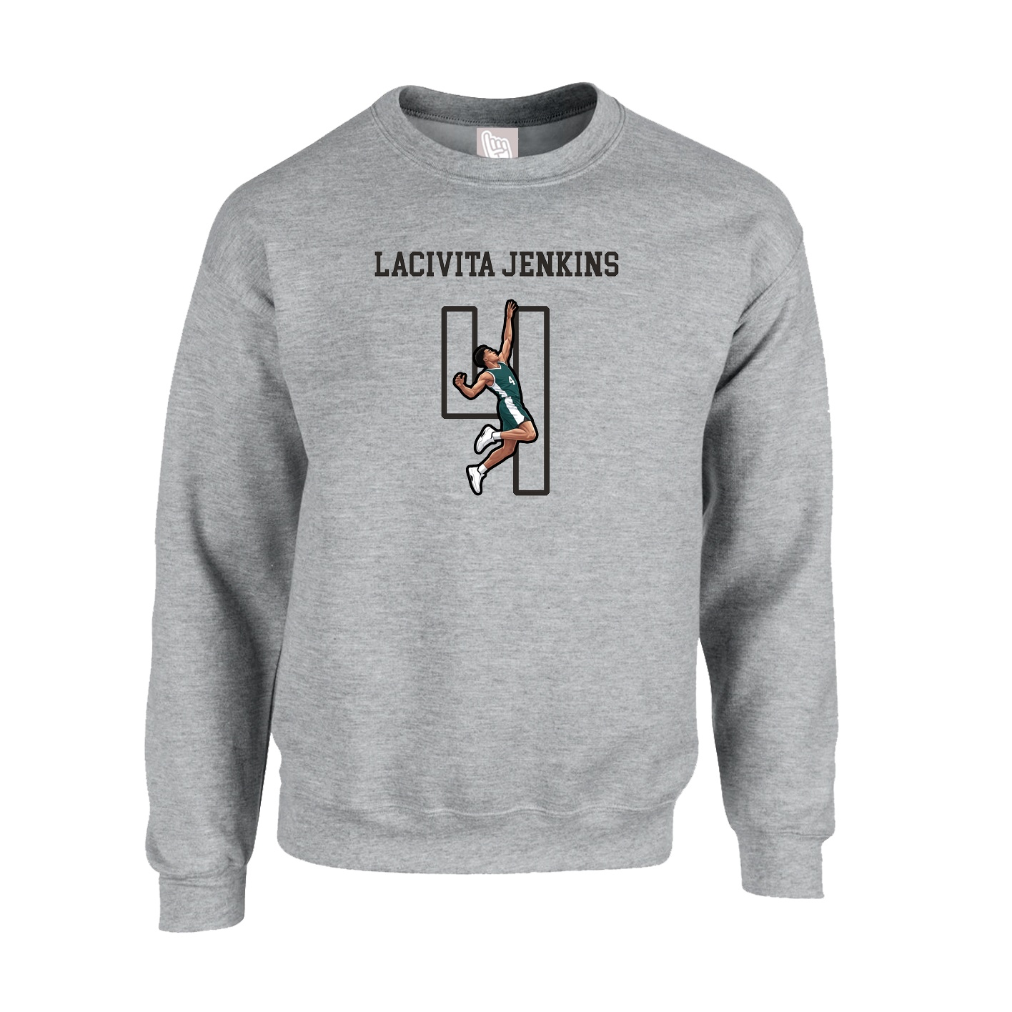 Fleece Crew — Shirsey in Grey