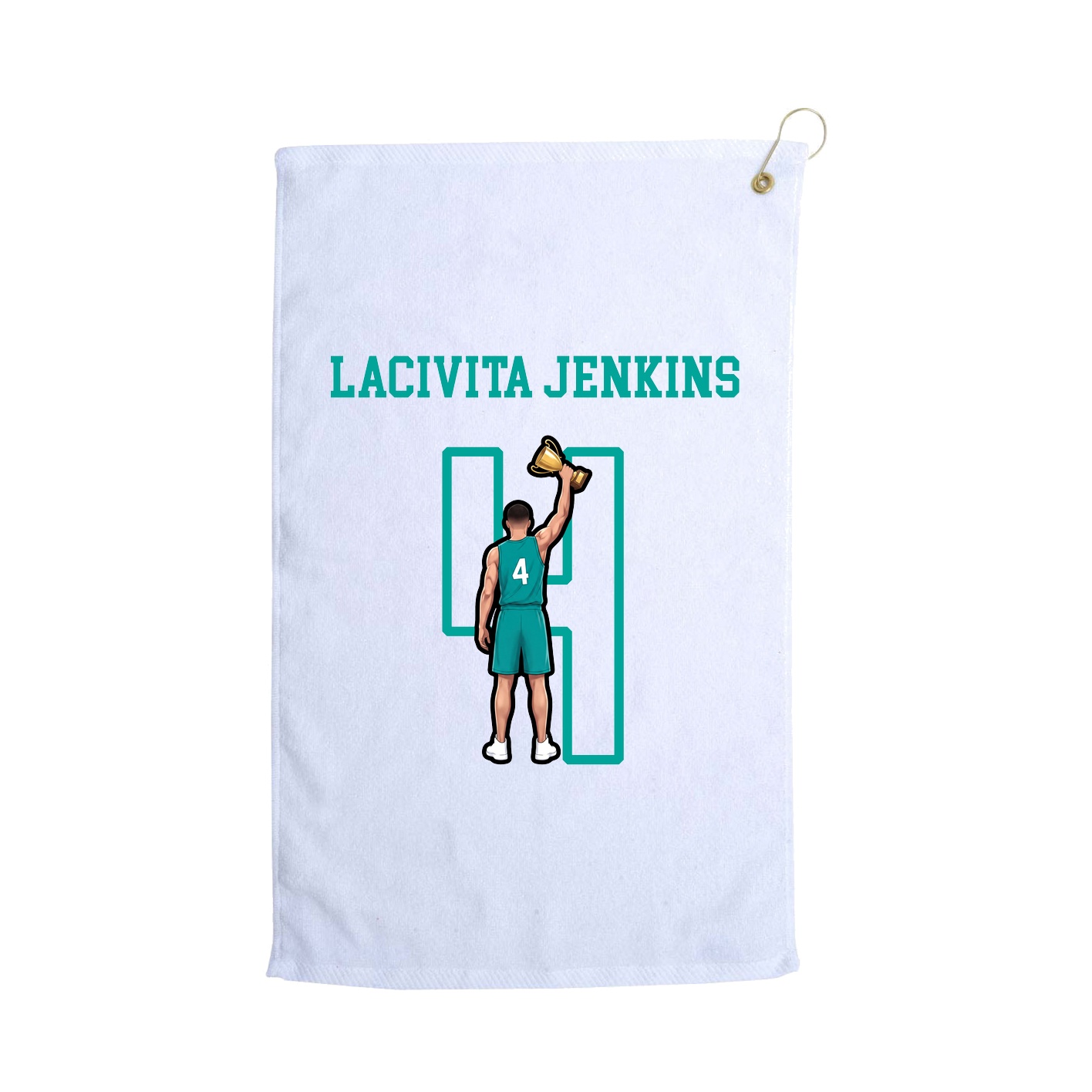 Golf Towel — Shirsey in White