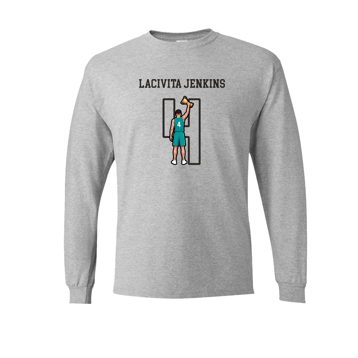 Long Sleeve Tee — Shirsey in Grey