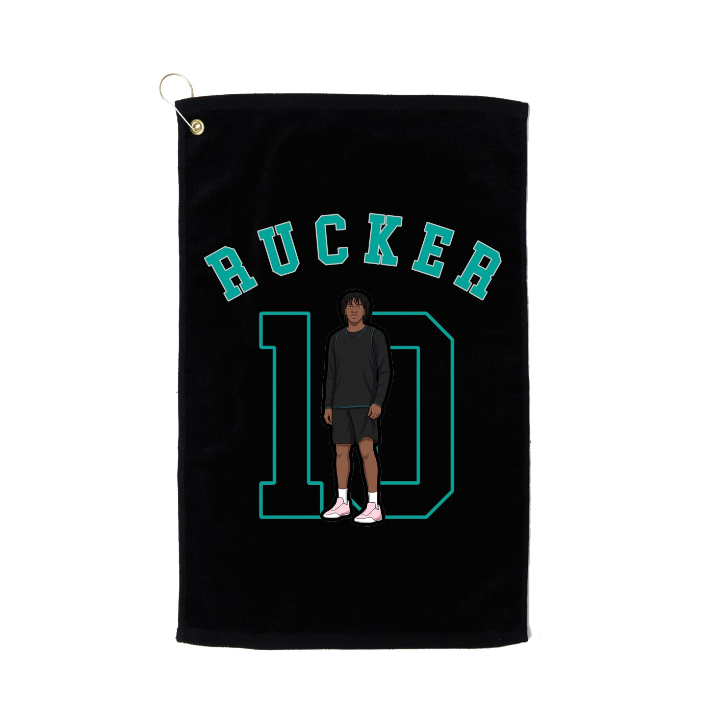 Golf Towel — Shirsey Arch in Black