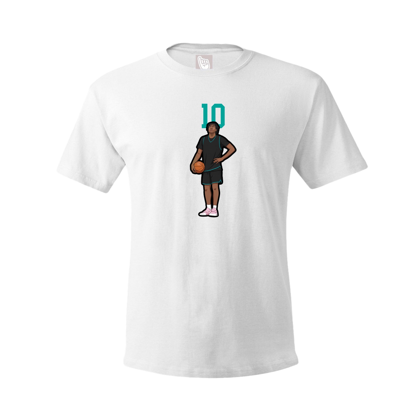 Tee — Number Top in White