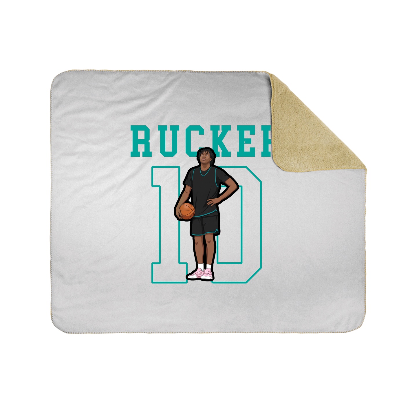 50x60 Sherpa Lined Throw Blanket