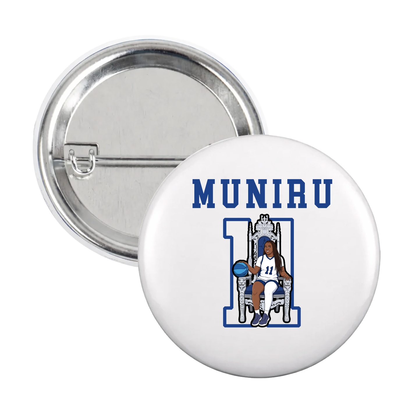 Game Day Button — Shirsey in White