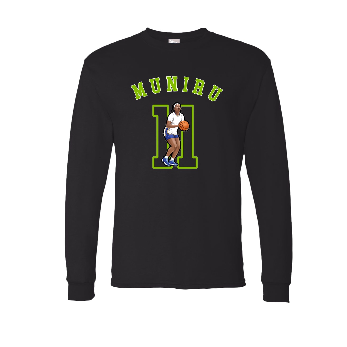Long Sleeve Tee — Shirsey Arch in Black