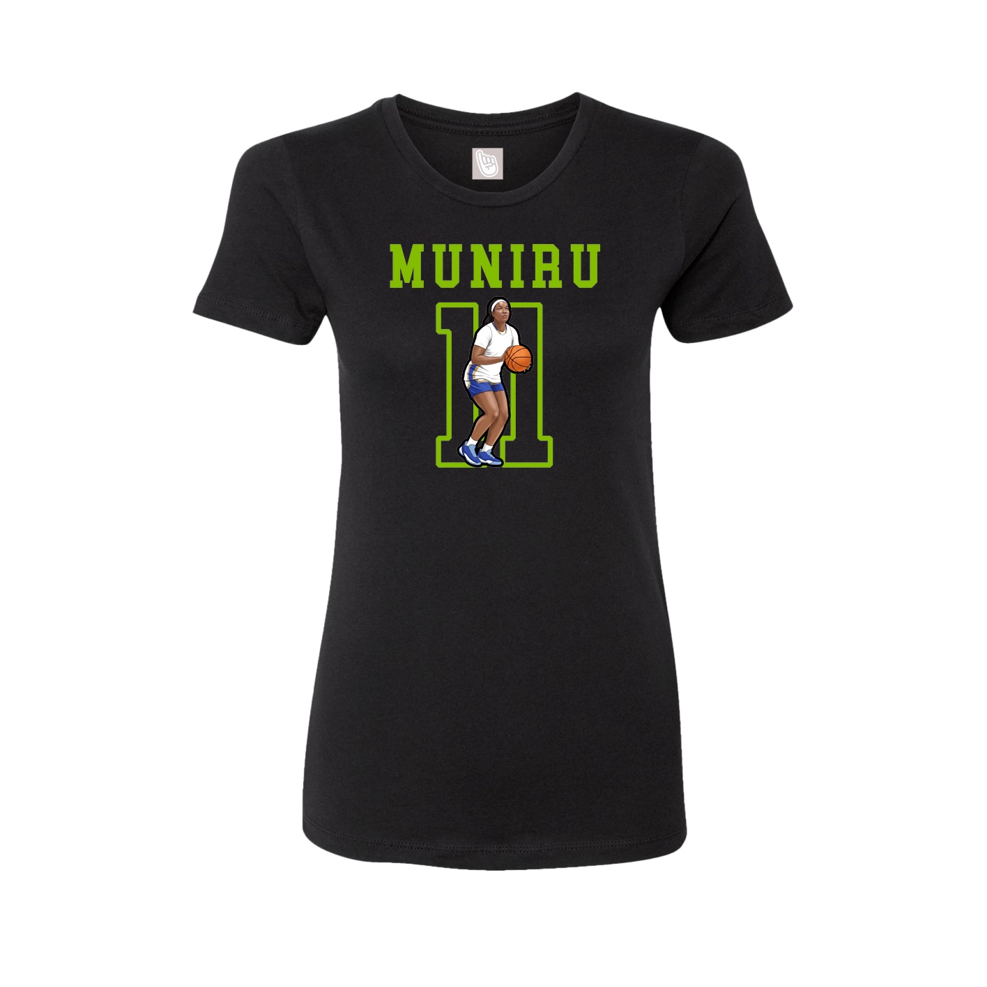 Fitted Women's Tee — Shirsey in Black