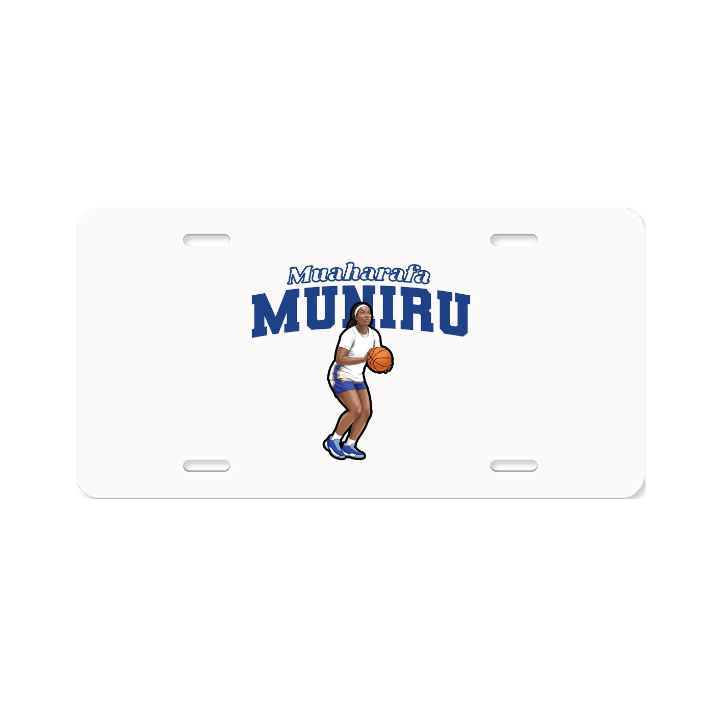 License Plate — Name Arch in Classic