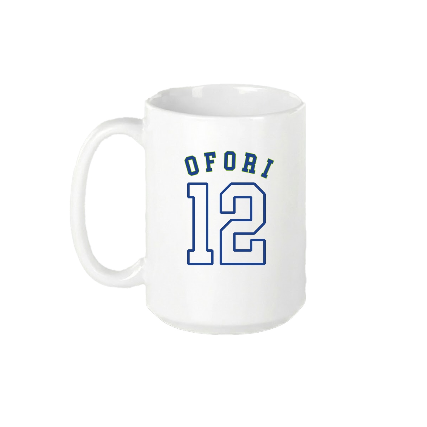 15oz Coffee Mug — Shirsey Arch in White