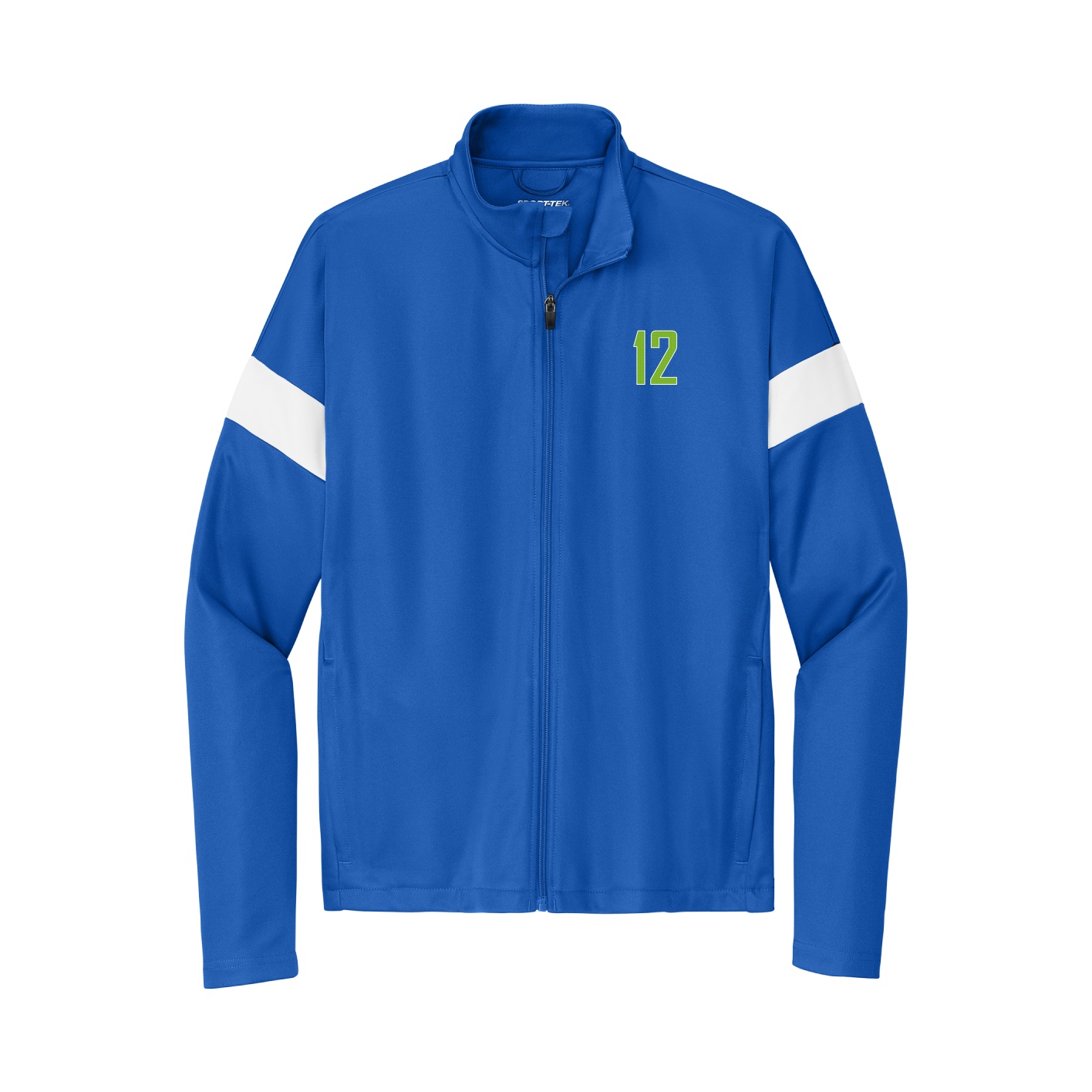 Team Travel Full-Zip Jacket — Front Shirsy in Royal/White
