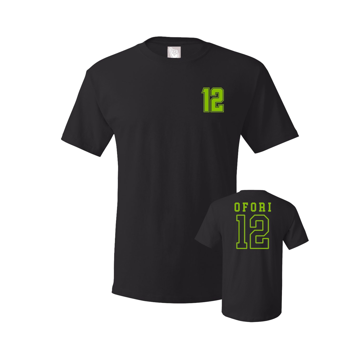 Youth Tee — Chest Back in Black
