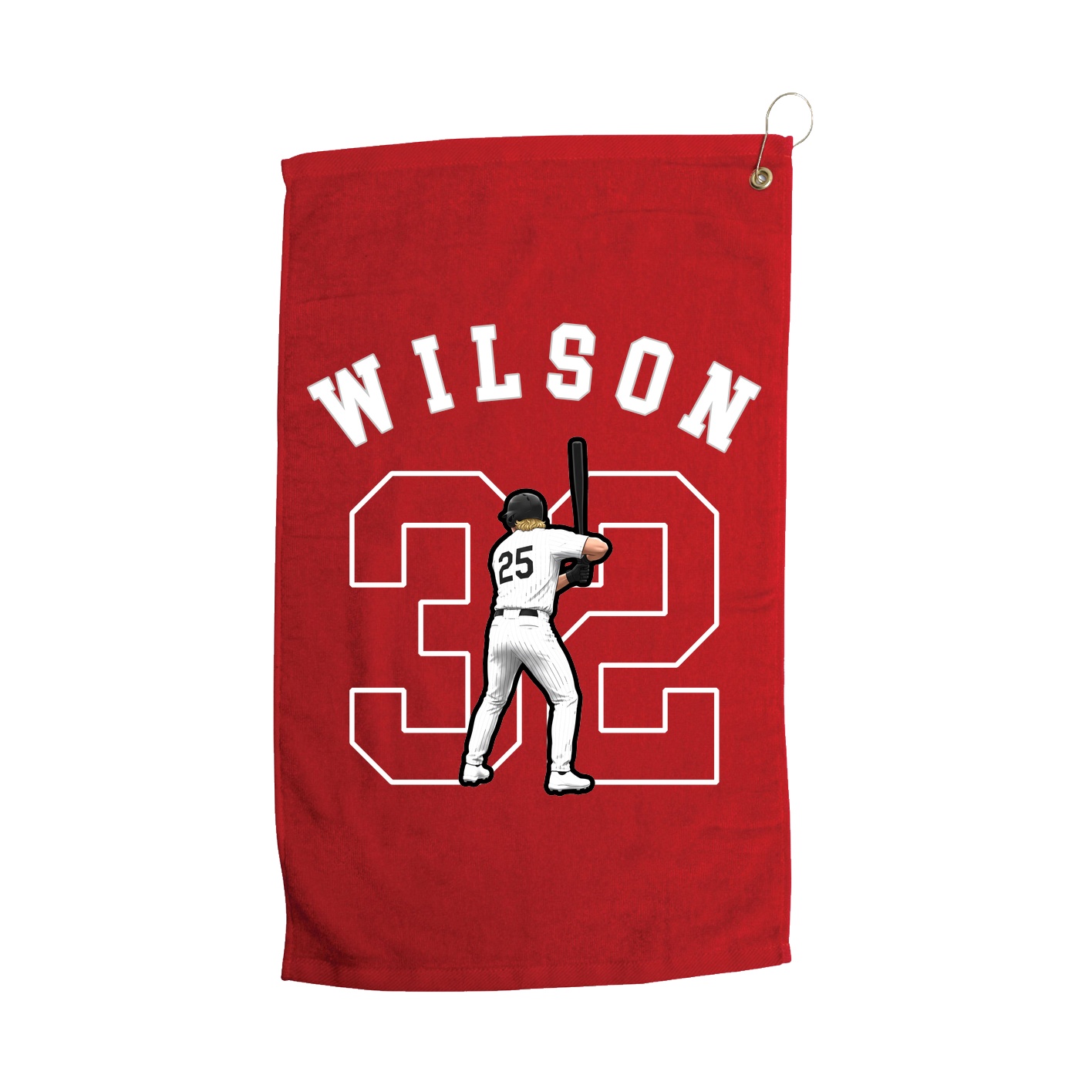 Golf Towel — Shirsey Arch in Red