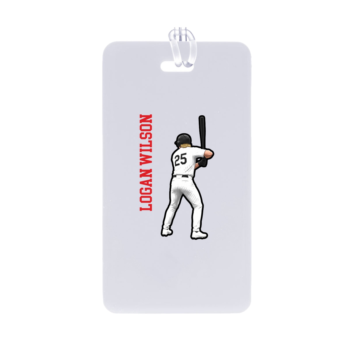 Bag Tag — Name Vertical in Classic
