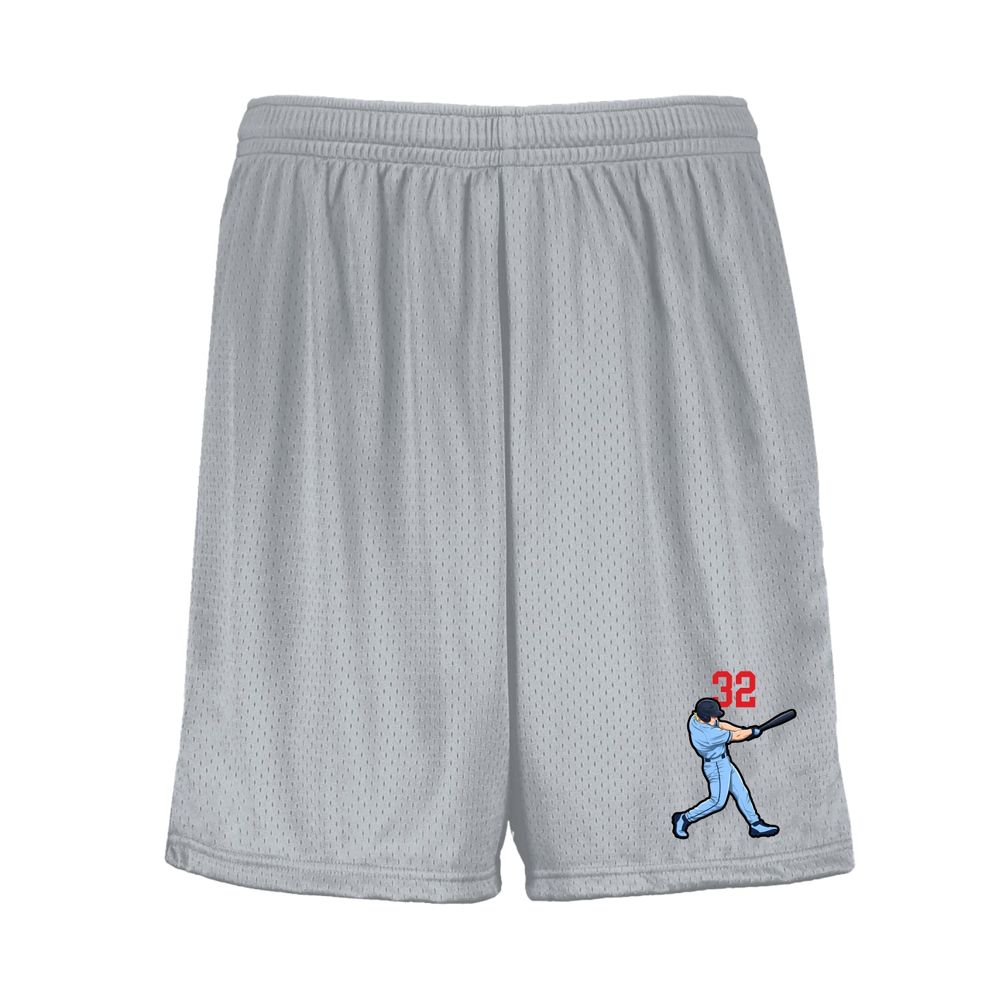 Shorts — Number Top in Silver