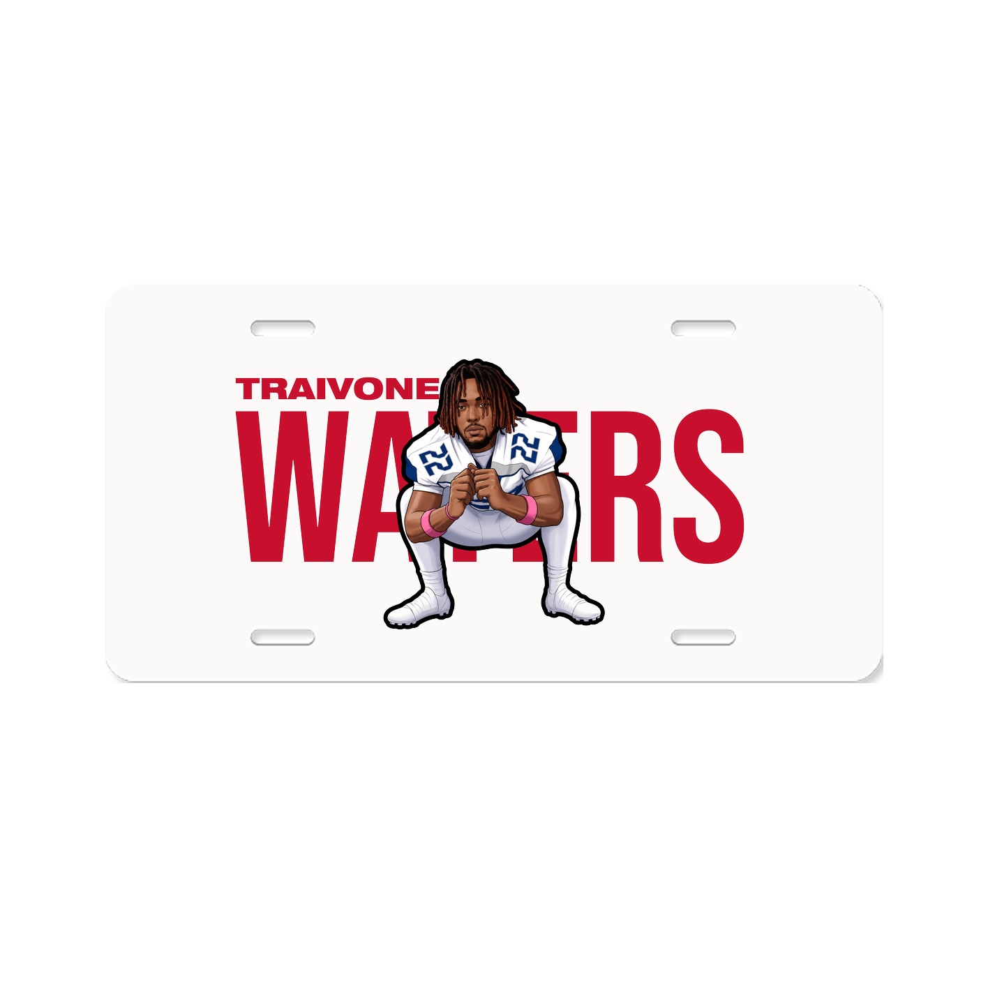 License Plate — Player Name in Classic