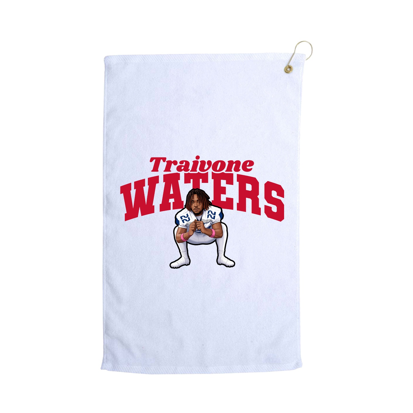 Golf Towel — Signature Arch in White
