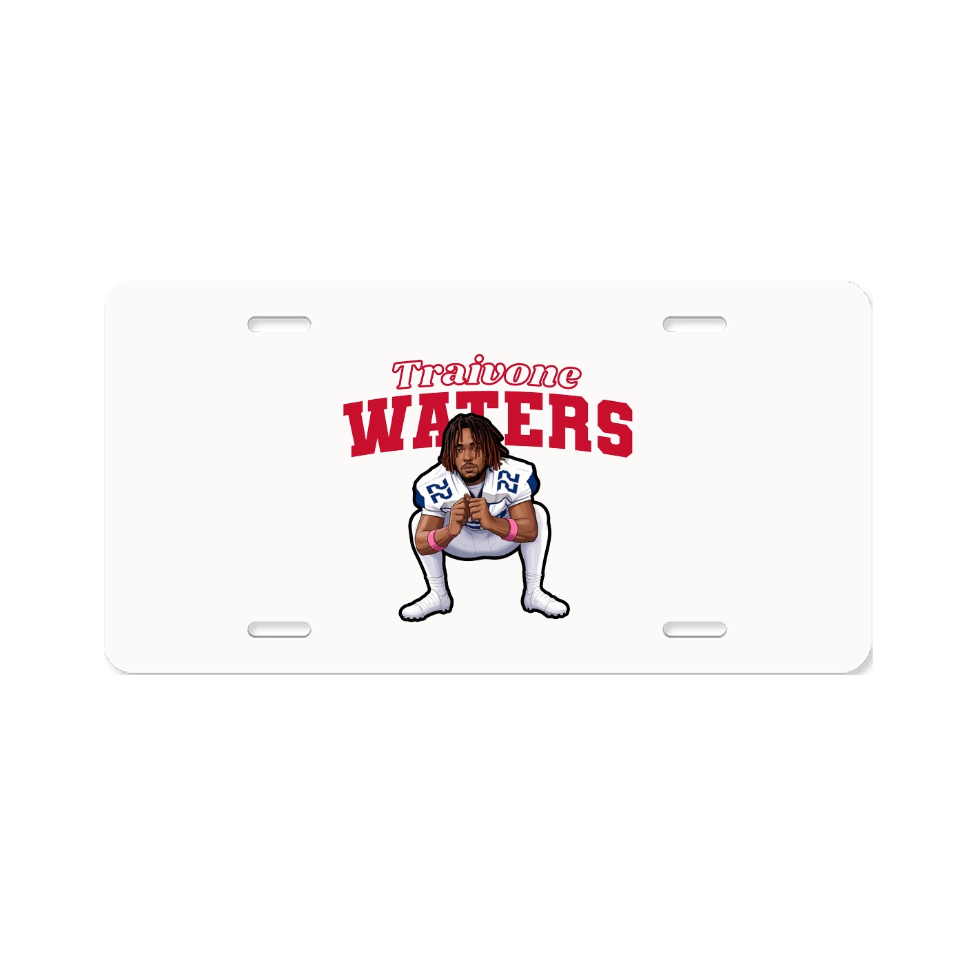 License Plate — Name Arch in Classic