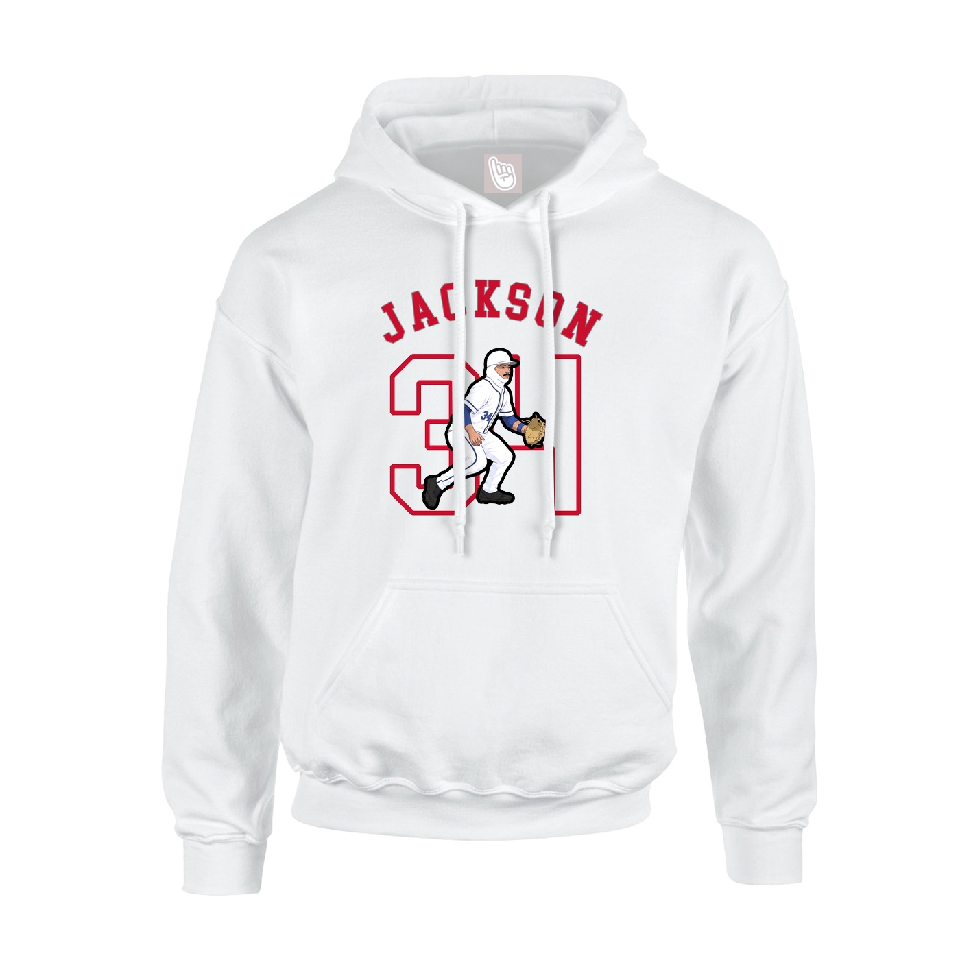 Youth Hoodie — Shirsey Arch in White