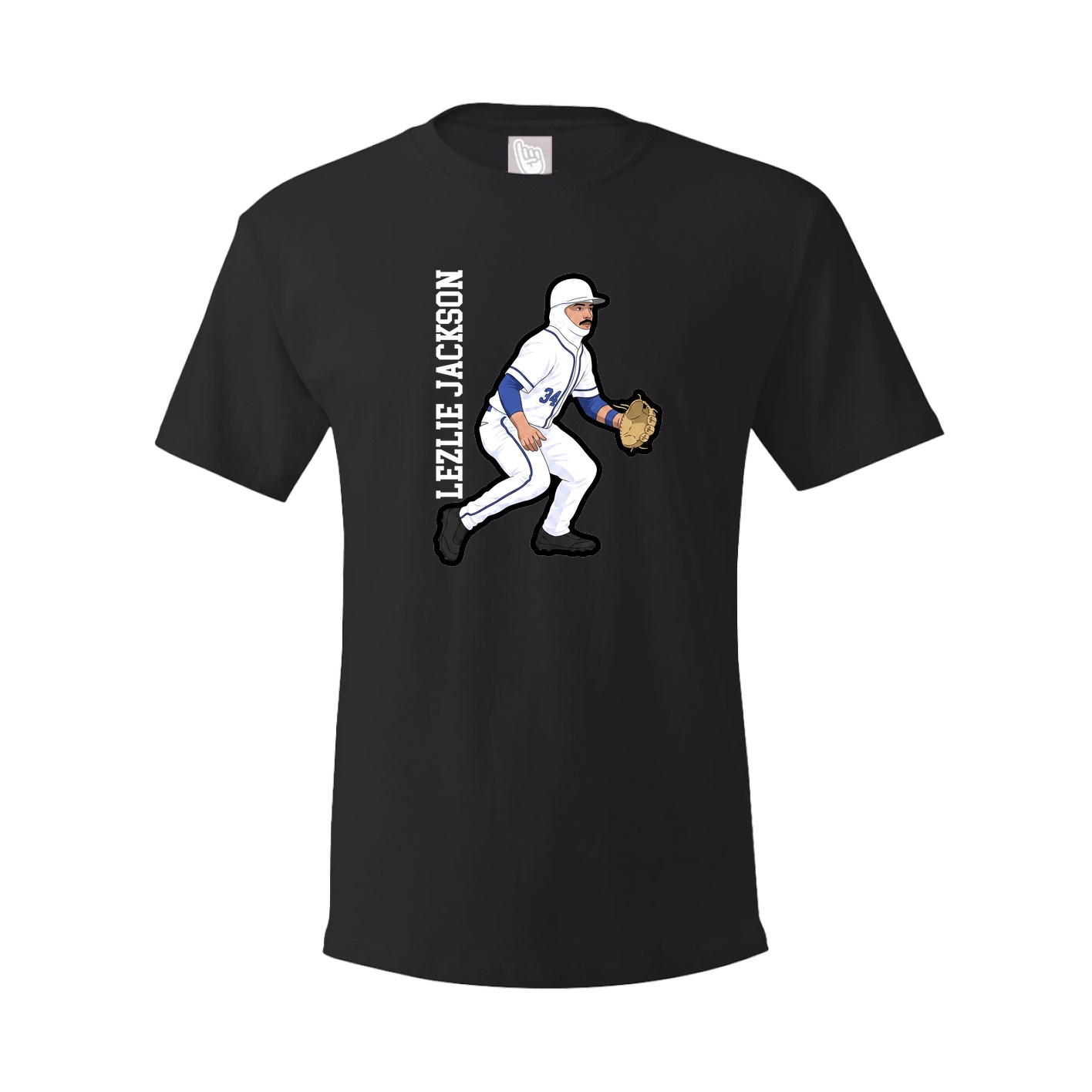 Tee — Name Vertical in Black